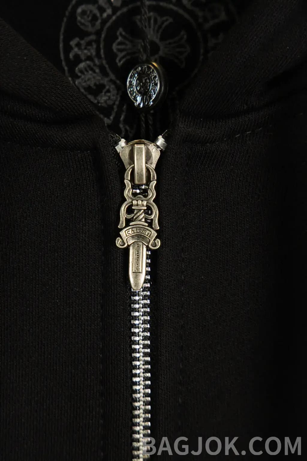 크롬하츠 CHROME HEARTS 그래피티 크로스 집업 후드 상세 이미지
