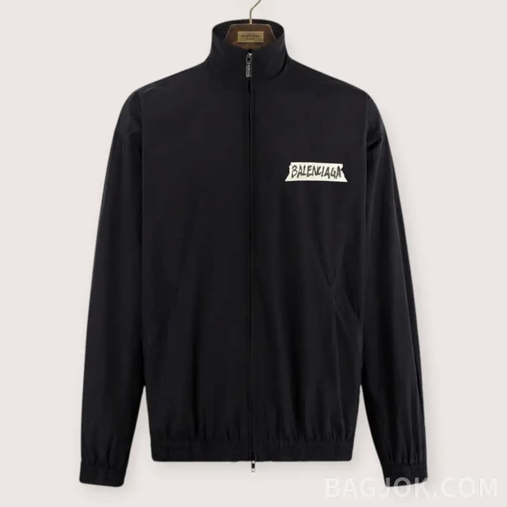 BALENCIAGA 테이프 로고 집업 자켓_대표이미지