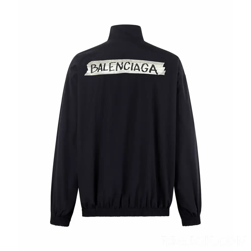 발렌시아가 BALENCIAGA 테이프 로고 집업 자켓 상세 이미지