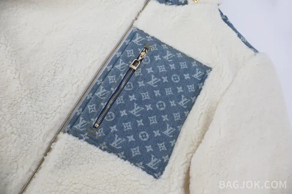 루이비통 LOUIS VUITTON 쉐르파 플리스 후드 집업 상세 이미지
