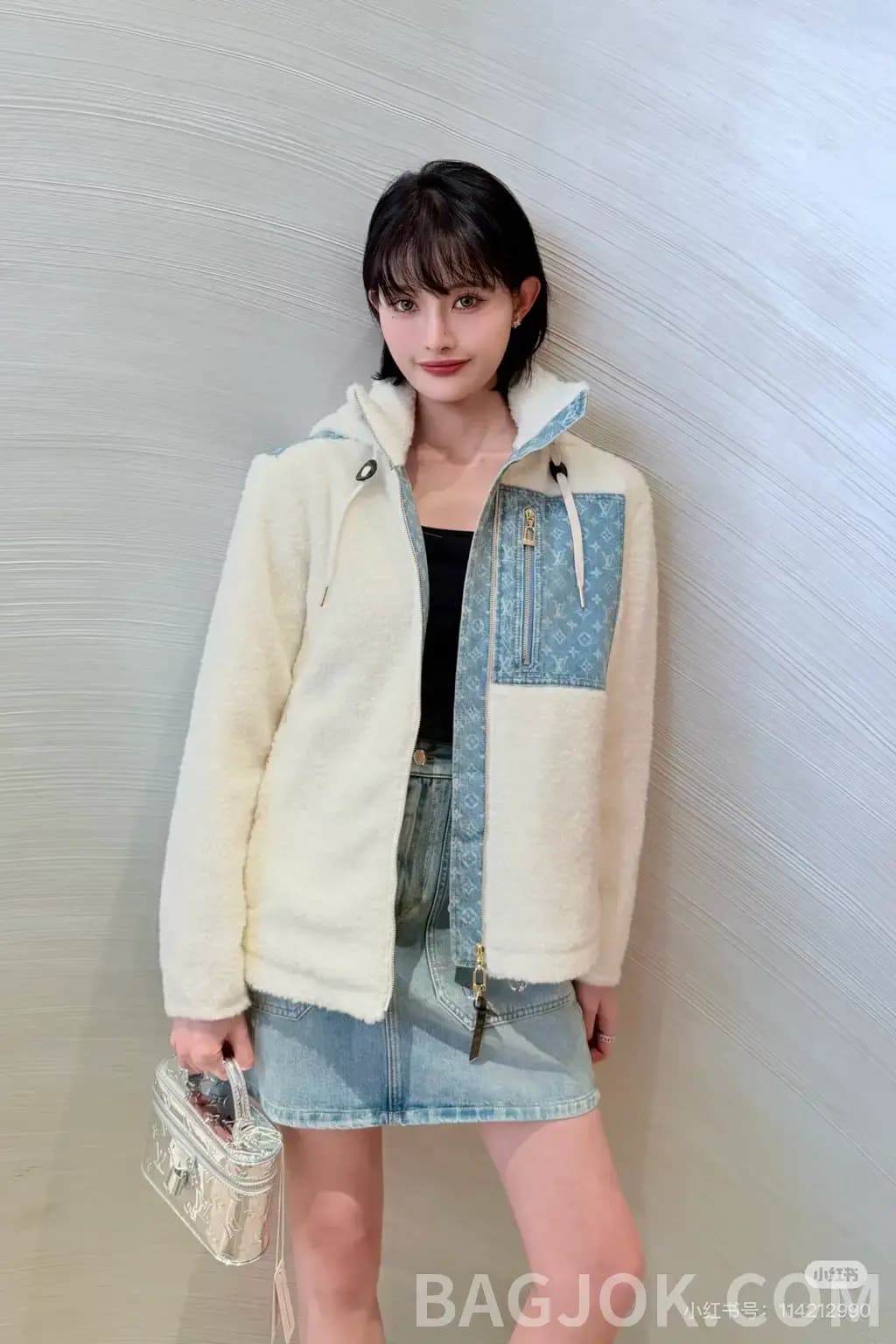 루이비통 LOUIS VUITTON 쉐르파 플리스 후드 집업 상세 이미지