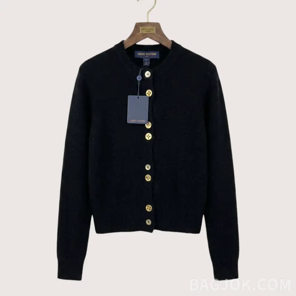 LOUIS VUITTON 울 블렌드 크롭 니트 카디건(Long)_대표이미지