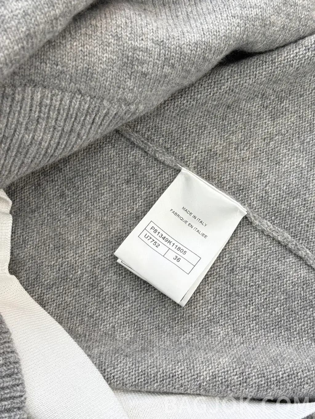 샤넬 CHANEL 울 블렌드 크롭 니트 카디건 상세 이미지