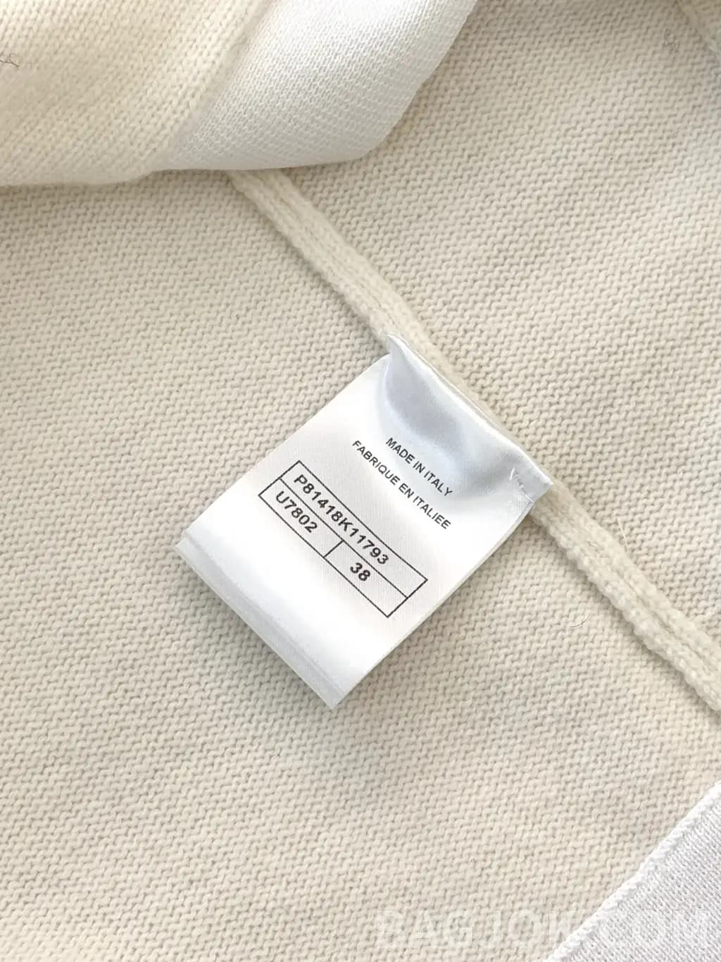 샤넬 CHANEL 울 블렌드 크롭 니트 카디건 상세 이미지