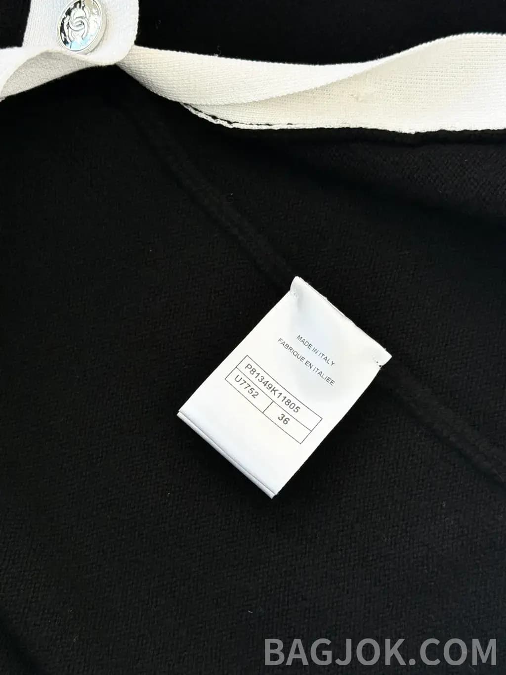 샤넬 CHANEL 울 블렌드 크롭 니트 카디건 상세 이미지