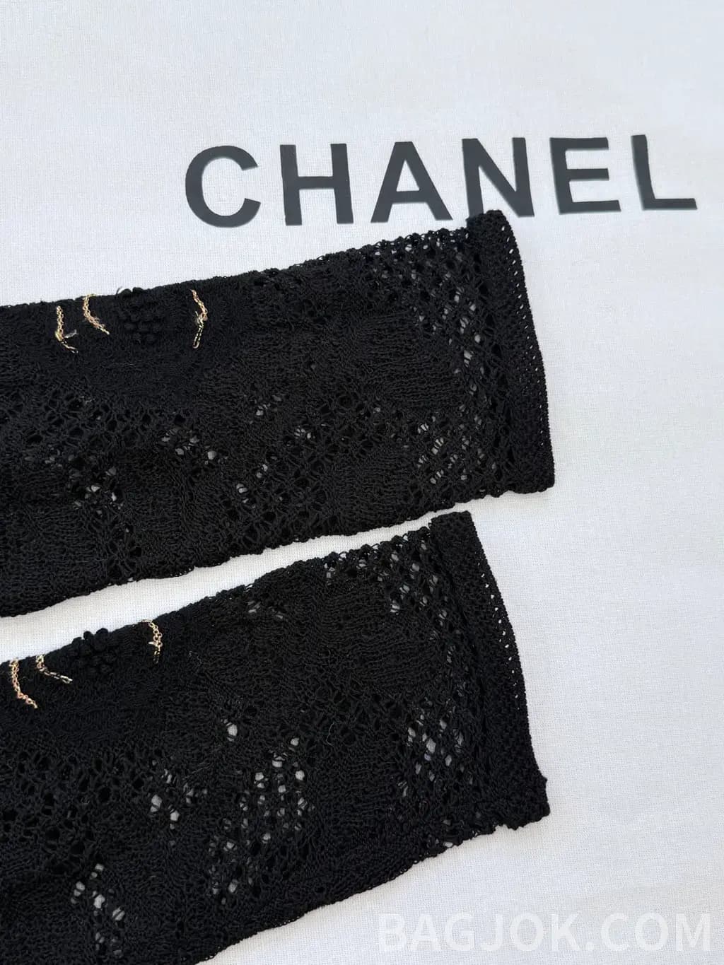 샤넬 CHANEL 오픈워크 레이스 니트 카디건 상세 이미지