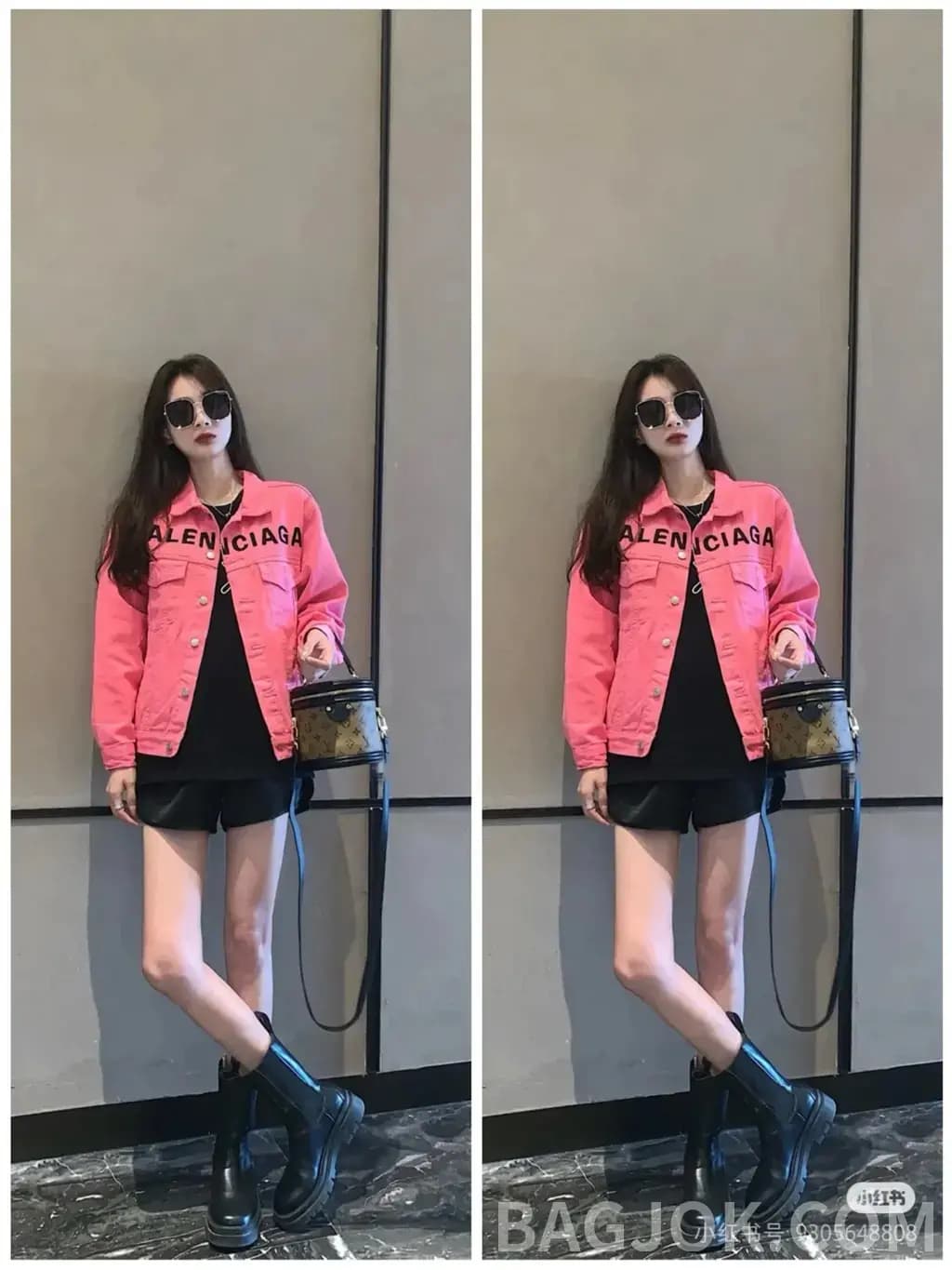발렌시아가 BALENCIAGA 자수 로고 데님 자켓 상세 이미지