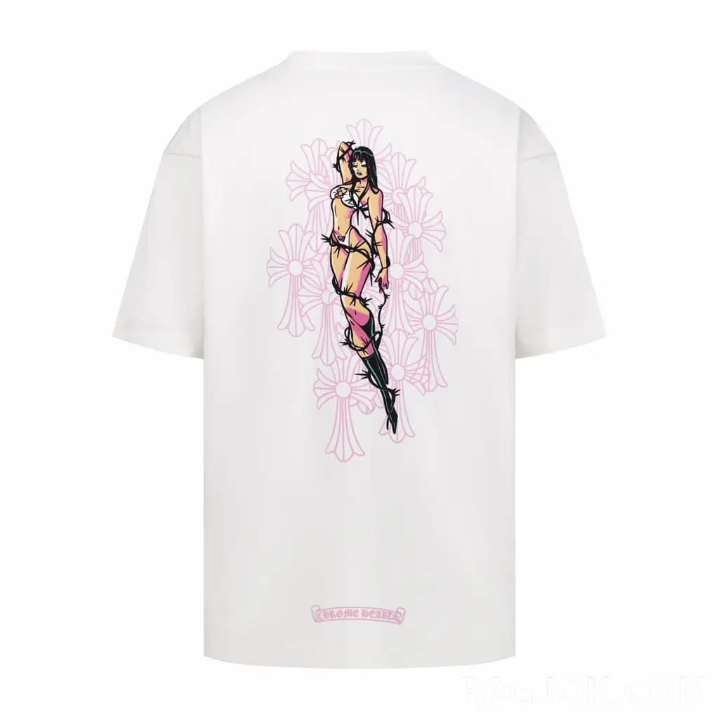 크롬하츠 CHROME HEARTS DEADLY DOLL 오버사이즈 티셔츠 상세 이미지