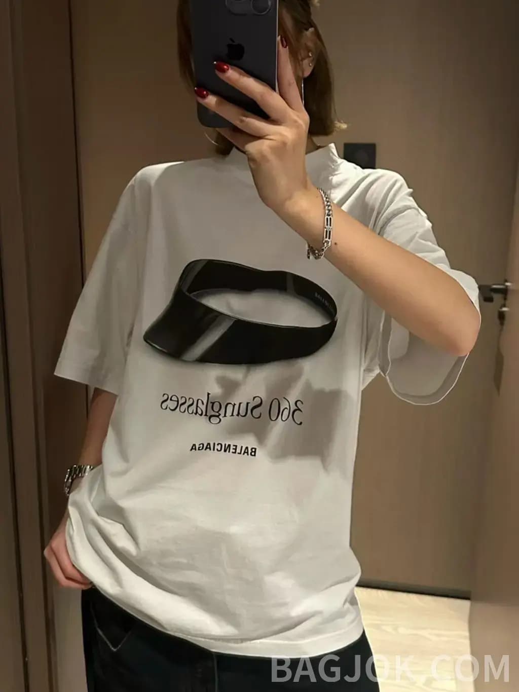 발렌시아가 BALENCIAGA 360 Sunglasses 오버사이즈 티셔츠 상세 이미지