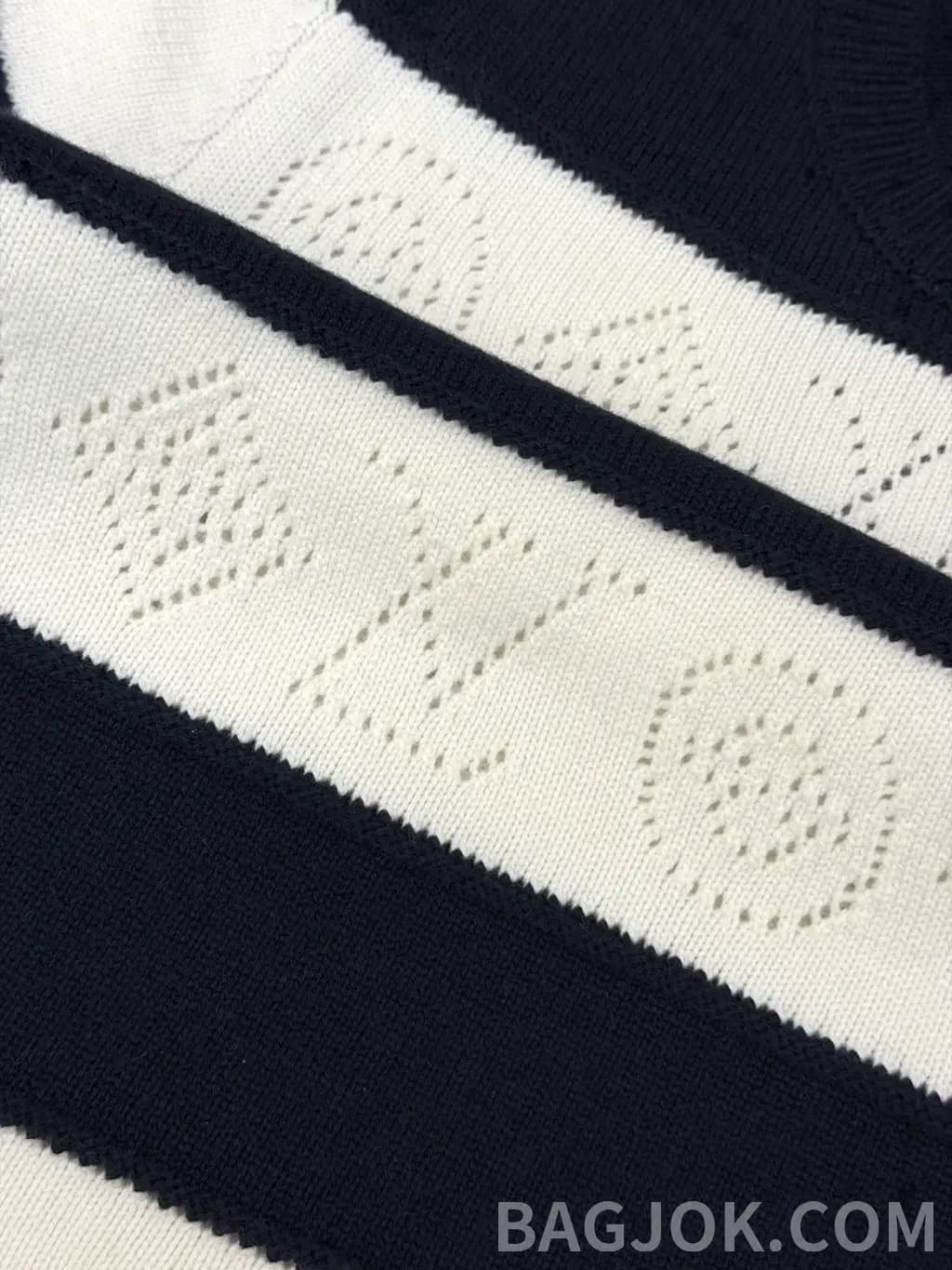 루이비통 LOUIS VUITTON 모노그램 펀칭 니트 스웨터 상세 이미지