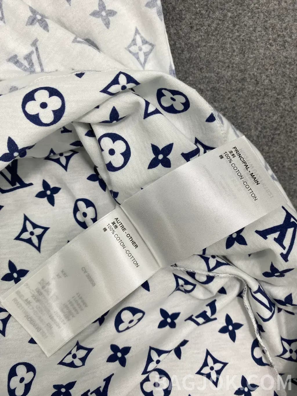 루이비통 LOUIS VUITTON 올오버 모노그램 체인 반팔 티셔츠 상세 이미지