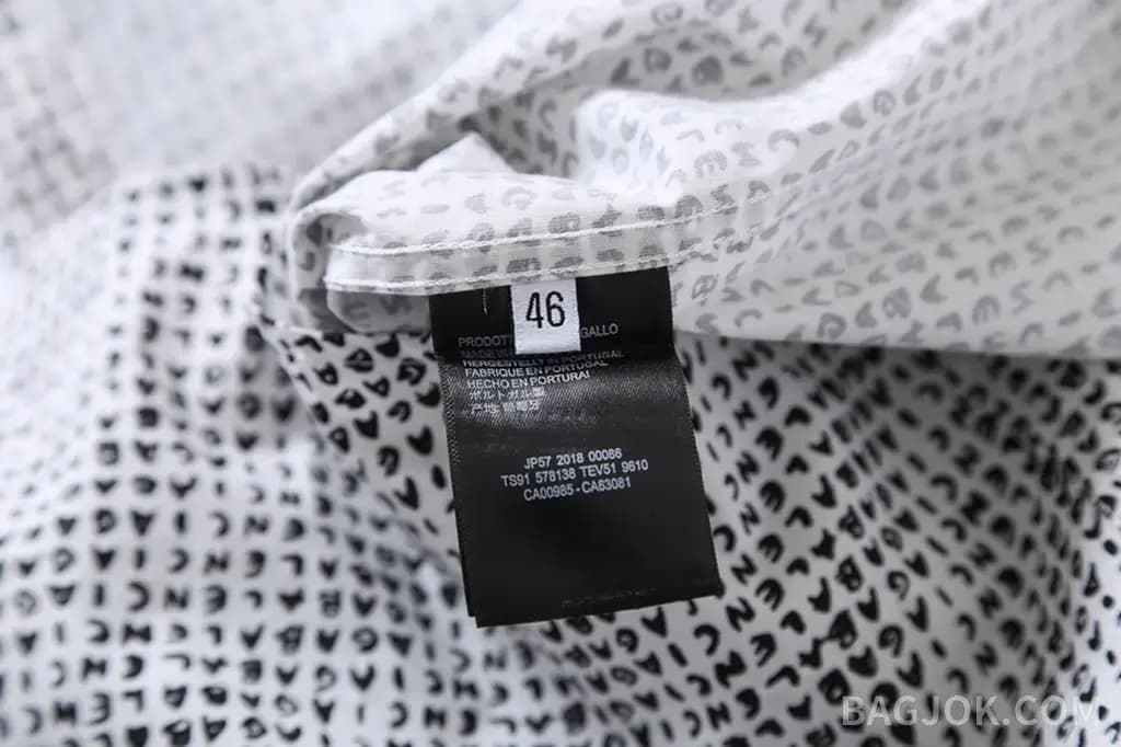 발렌시아가 BALENCIAGA 올오버 그래픽 오버사이즈 셔츠 상세 이미지