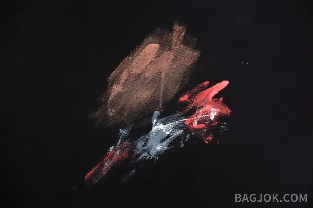 발렌시아가 BALENCIAGA 파리 레터 자수 핸드페인팅 그래피티 티셔츠 상세 이미지