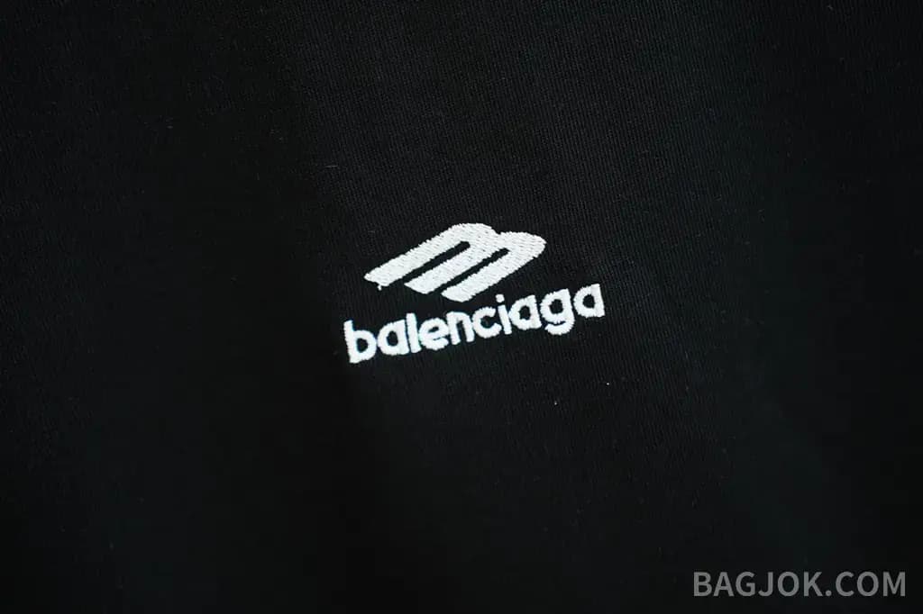발렌시아가 BALENCIAGA M 로고 오버핏 크루넥 반팔 티셔츠 상세 이미지
