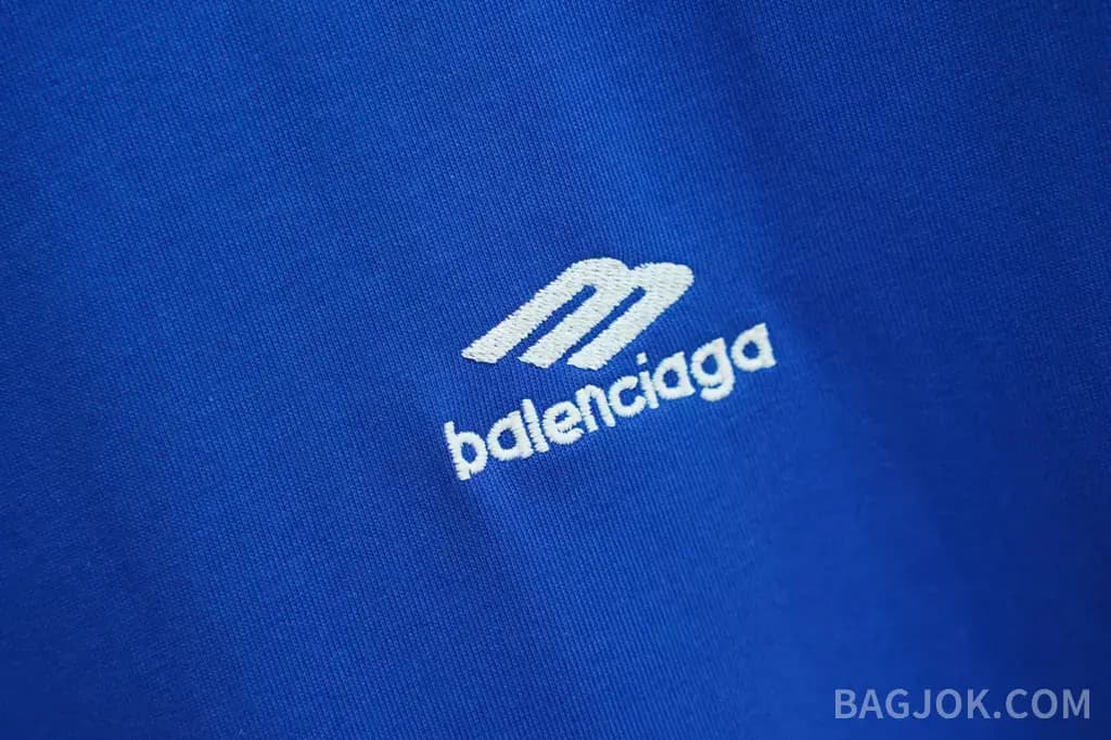 발렌시아가 BALENCIAGA M 로고 오버핏 크루넥 반팔 티셔츠 상세 이미지