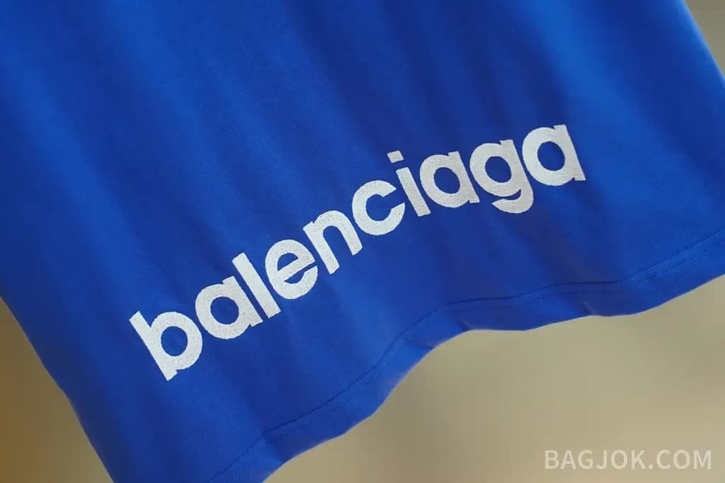 발렌시아가 BALENCIAGA M 로고 오버핏 크루넥 반팔 티셔츠 상세 이미지