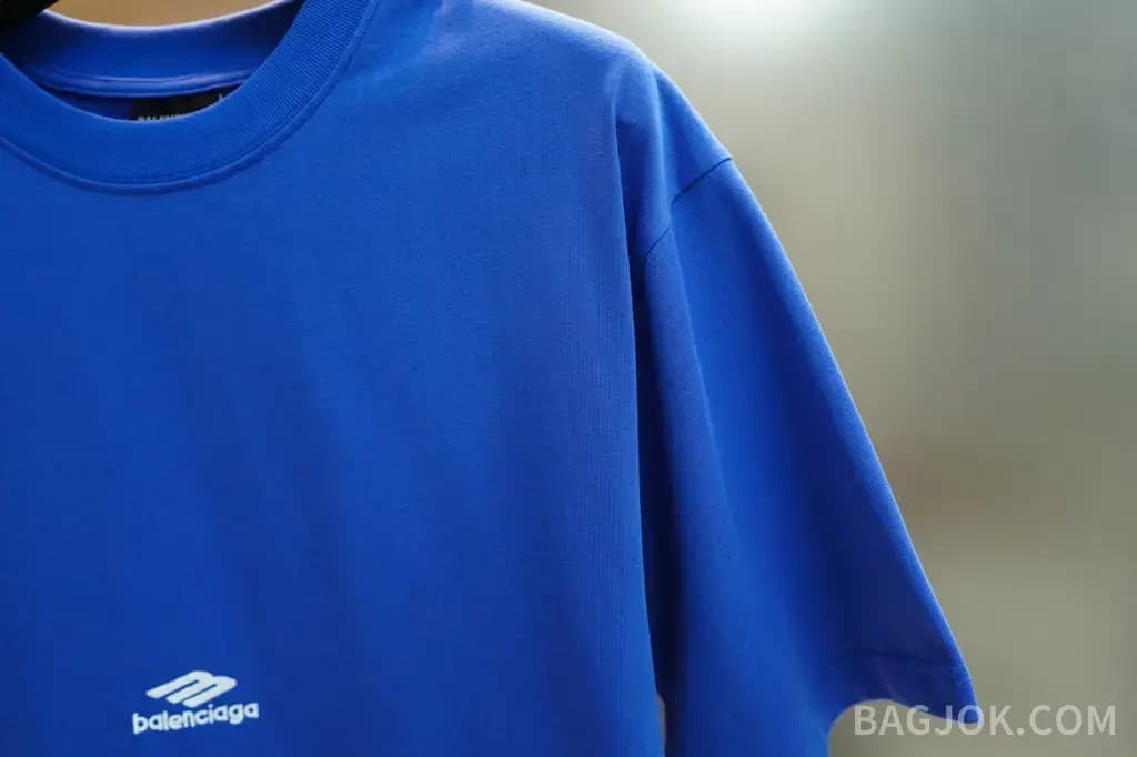 발렌시아가 BALENCIAGA M 로고 오버핏 크루넥 반팔 티셔츠 상세 이미지