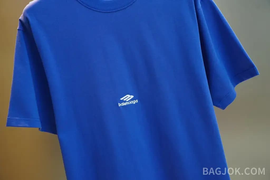 발렌시아가 BALENCIAGA M 로고 오버핏 크루넥 반팔 티셔츠 상세 이미지