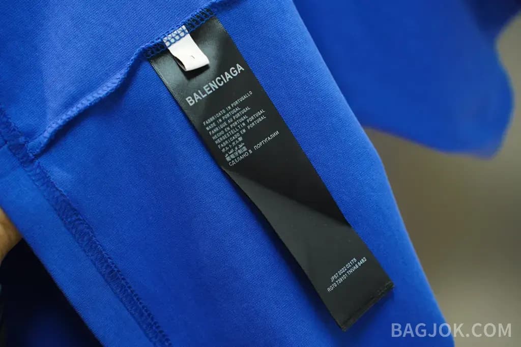 발렌시아가 BALENCIAGA M 로고 오버핏 크루넥 반팔 티셔츠 상세 이미지