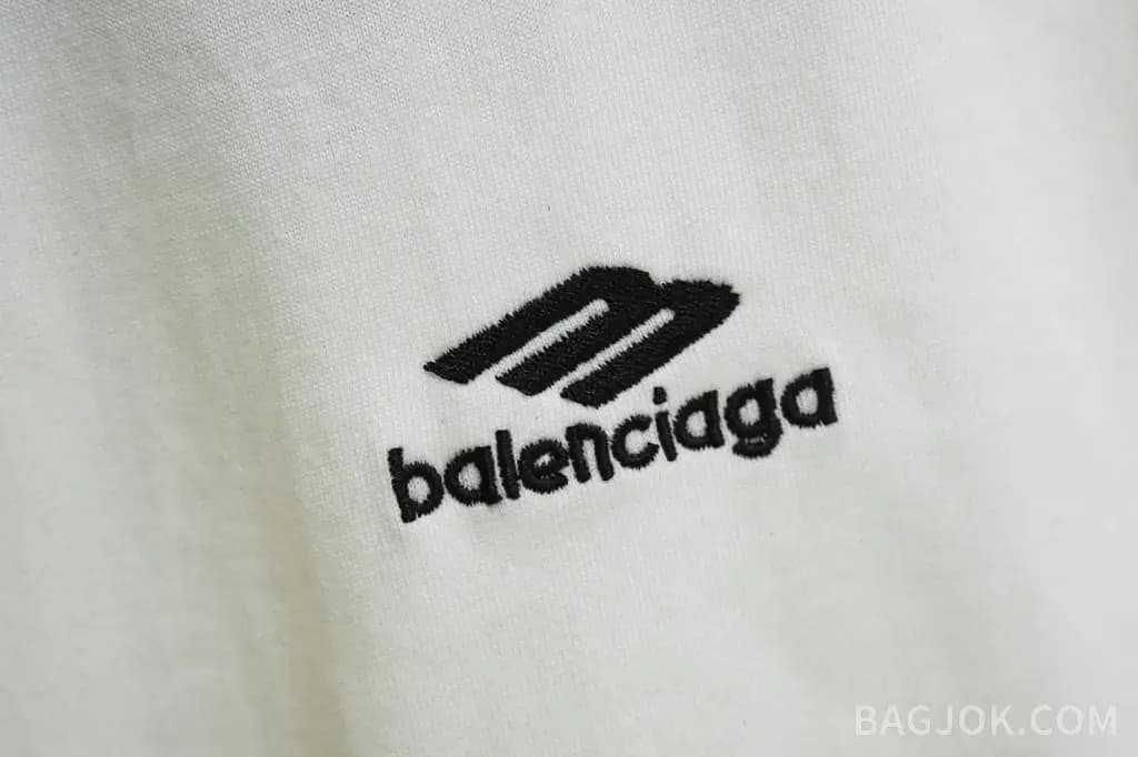 발렌시아가 BALENCIAGA M 로고 오버핏 크루넥 반팔 티셔츠 상세 이미지