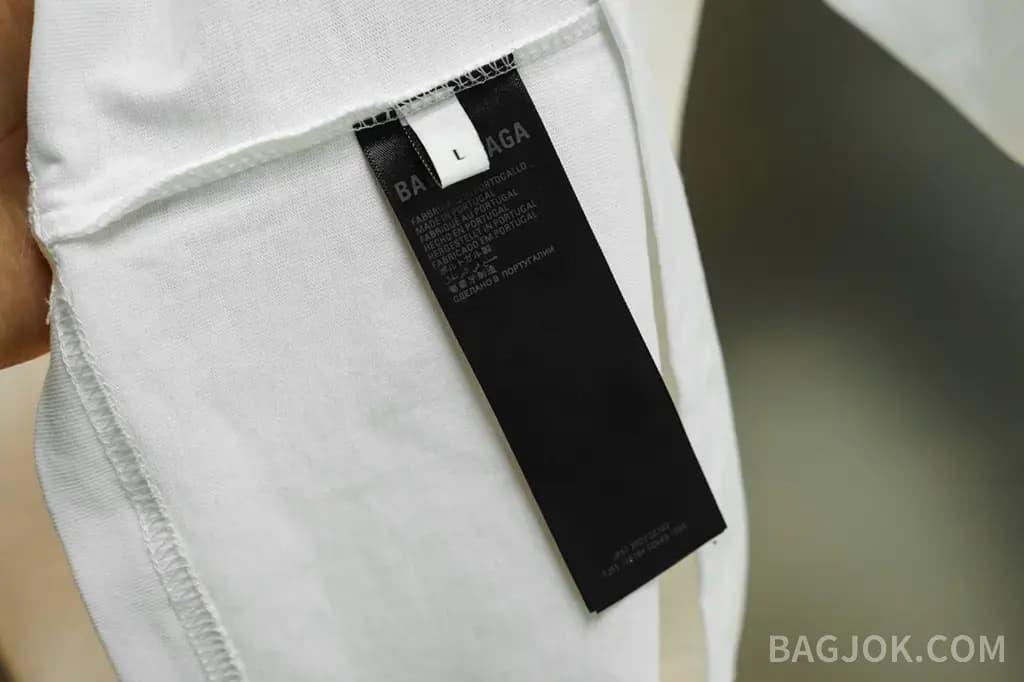 발렌시아가 BALENCIAGA M 로고 오버핏 크루넥 반팔 티셔츠 상세 이미지