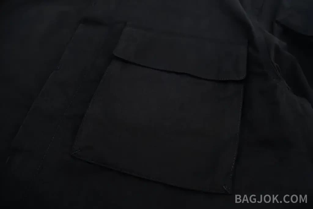 스톤아일랜드 STONE ISLAND 컴퍼스 로고 워크웨어 쇼츠leeve 셔츠 상세 이미지