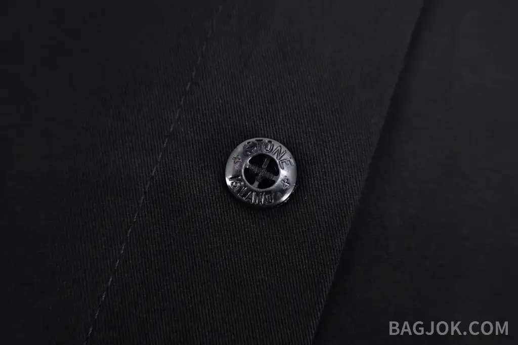 스톤아일랜드 STONE ISLAND 컴퍼스 로고 워크웨어 쇼츠leeve 셔츠 상세 이미지