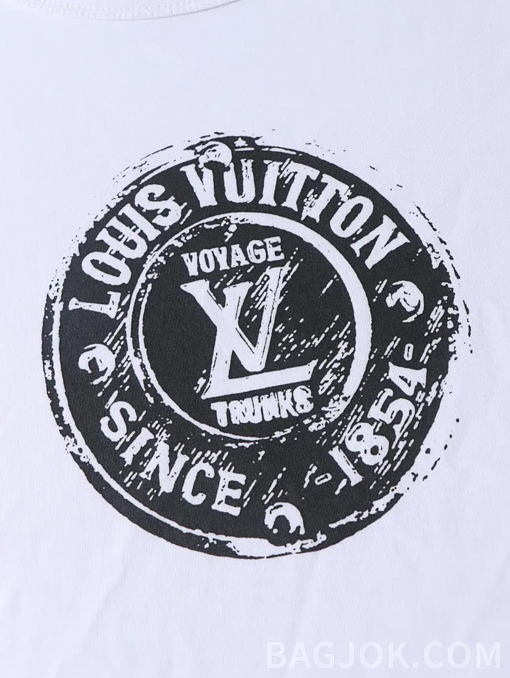 루이비통 LOUIS VUITTON 시그니처 서클 로고 반팔 티셔츠 상세 이미지
