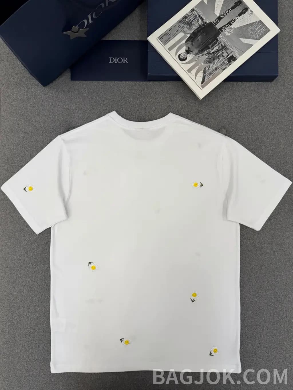 디올 DIOR 마르그리트 데이지 자수 티셔츠 상세 이미지