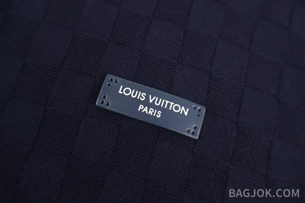 루이비통 LOUIS VUITTON 3D 다미에 체크 자카드 니트 티셔츠 상세 이미지