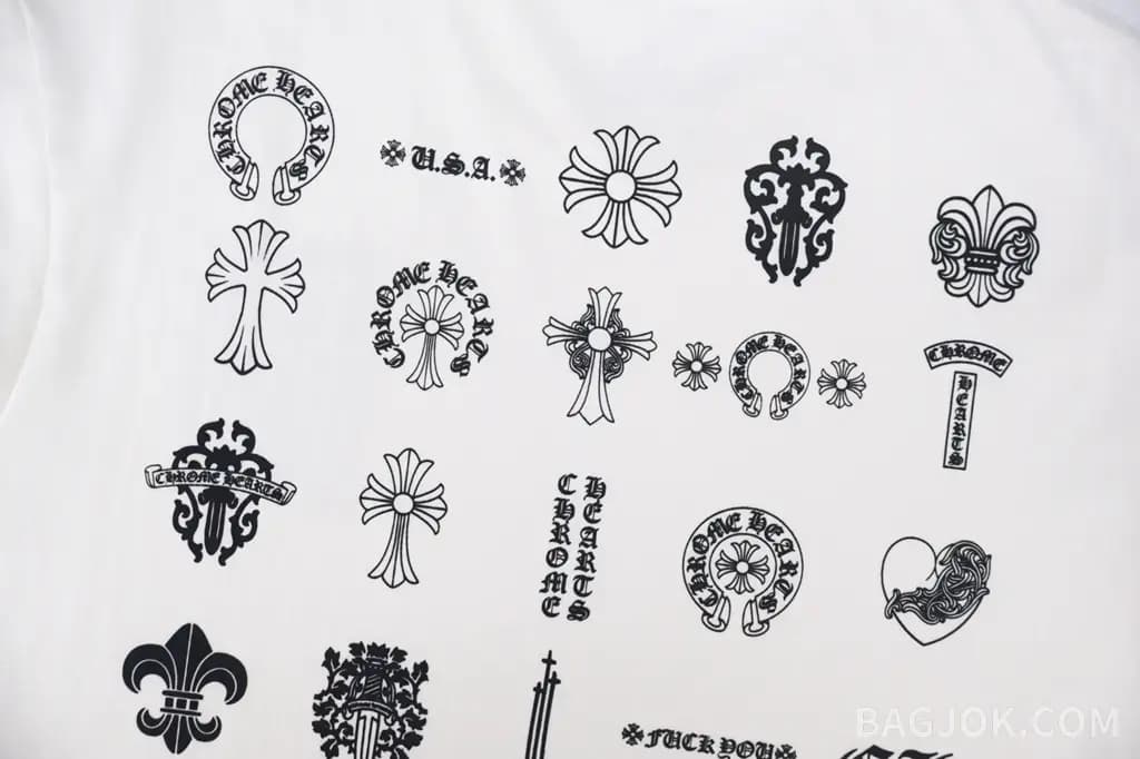 크롬하츠 CHROME HEARTS 올오버 프린트 그래픽 반팔 티셔츠 상세 이미지