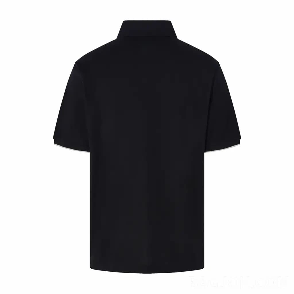 보스넬로쿠치넬리 BRUNELLO CUCINELLI 머서라이즈드 폴로 셔츠 상세 이미지