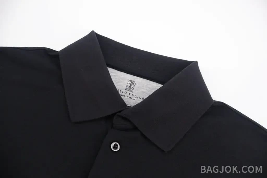 보스넬로쿠치넬리 BRUNELLO CUCINELLI 머서라이즈드 폴로 셔츠 상세 이미지