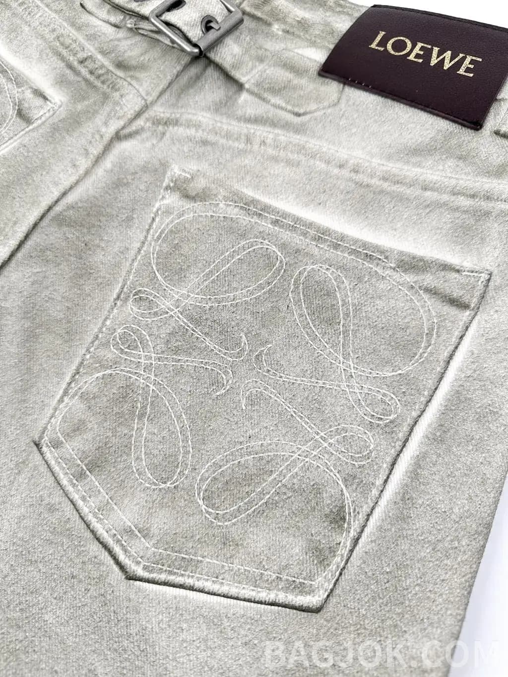 로에베 LOEWE 클라우드 다이 스모키 데님 팬츠 상세 이미지
