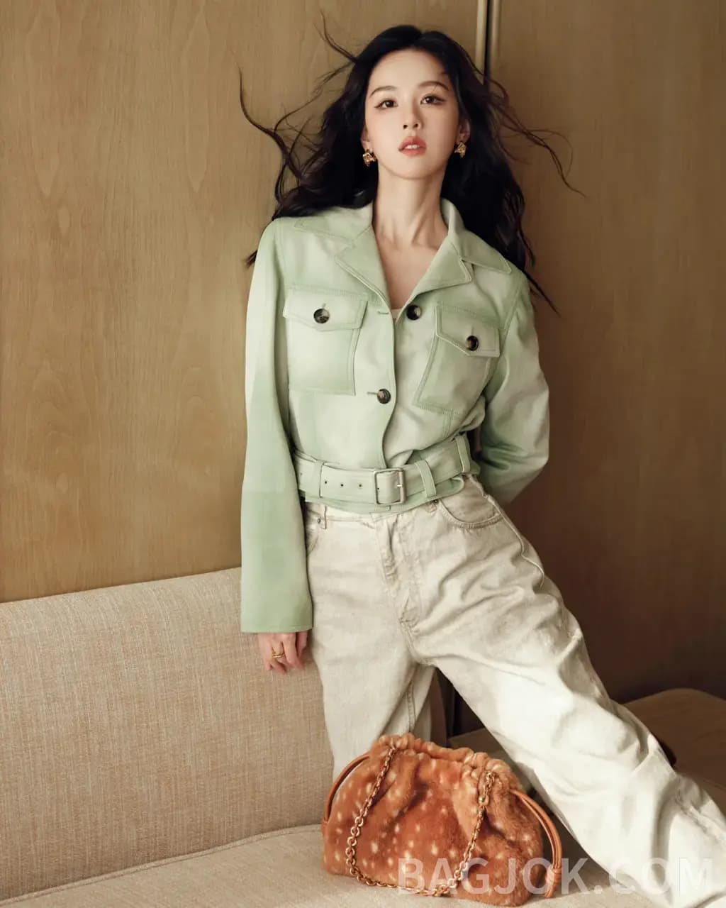 로에베 LOEWE 클라우드 다이 스모키 데님 팬츠 상세 이미지