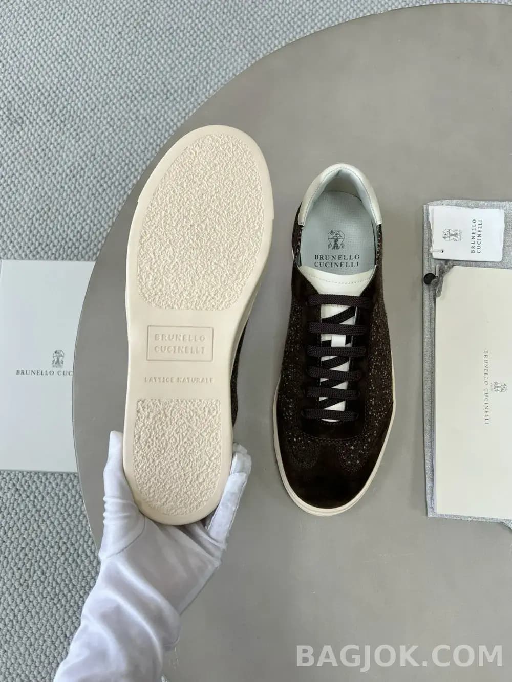 보스넬로쿠치넬리 보스넬로 쿠치넬리 로우탑 스니커즈 ver.4 (클래식코트) 상세 이미지