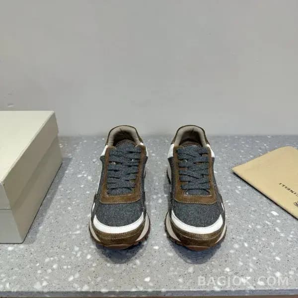 보스넬로쿠치넬리 보스넬로 쿠치넬리 크로스 패널 스니커즈 상세 이미지