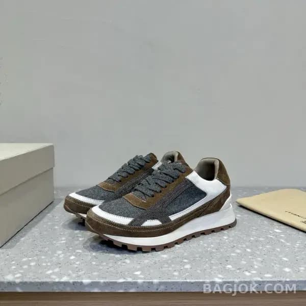 보스넬로쿠치넬리 보스넬로 쿠치넬리 크로스 패널 스니커즈 상세 이미지