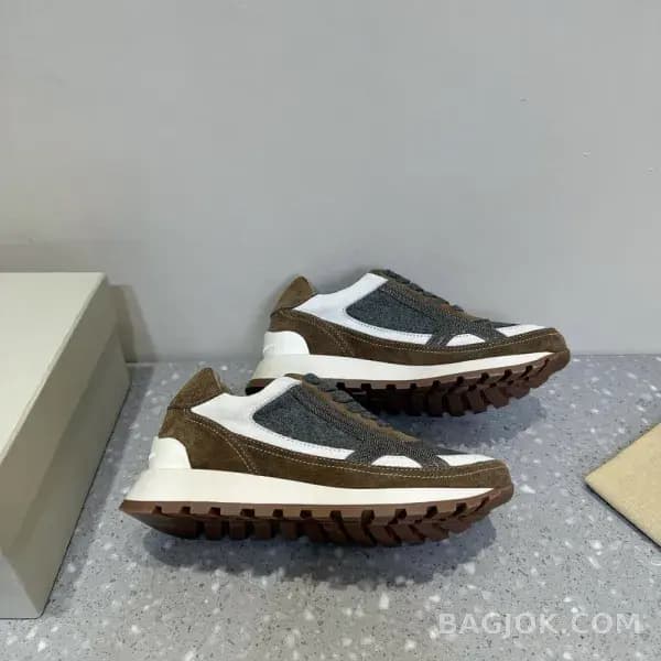 보스넬로쿠치넬리 보스넬로 쿠치넬리 크로스 패널 스니커즈 상세 이미지