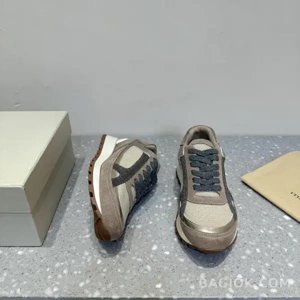 보스넬로쿠치넬리 보스넬로 쿠치넬리 크로스 패널 스니커즈 상세 이미지