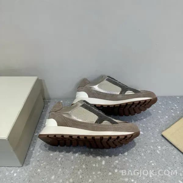 보스넬로쿠치넬리 보스넬로 쿠치넬리 크로스 패널 스니커즈 상세 이미지