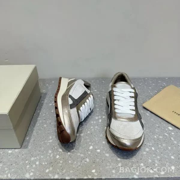 보스넬로쿠치넬리 보스넬로 쿠치넬리 크로스 패널 스니커즈 상세 이미지