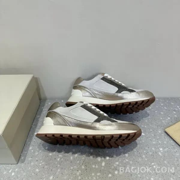 보스넬로쿠치넬리 보스넬로 쿠치넬리 크로스 패널 스니커즈 상세 이미지