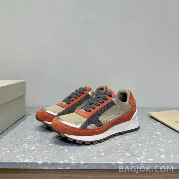 보스넬로쿠치넬리 보스넬로 쿠치넬리 크로스 패널 스니커즈 상세 이미지