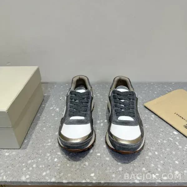 보스넬로쿠치넬리 보스넬로 쿠치넬리 크로스 패널 스니커즈 상세 이미지