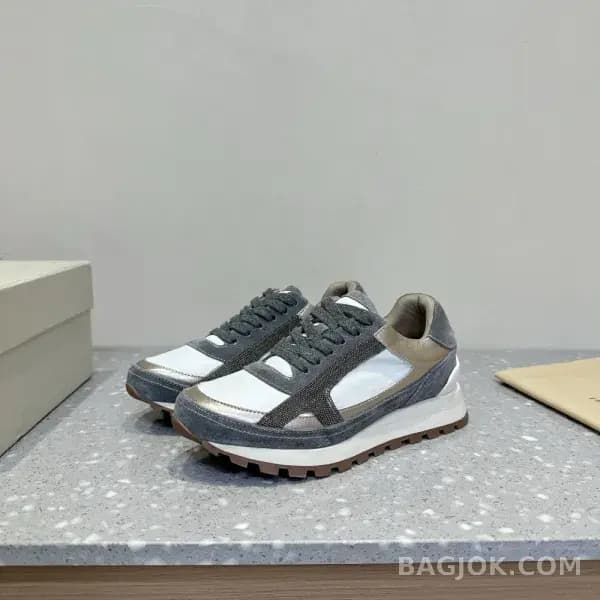 보스넬로쿠치넬리 보스넬로 쿠치넬리 크로스 패널 스니커즈 상세 이미지