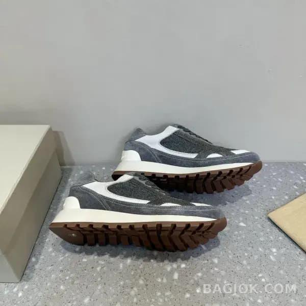 보스넬로쿠치넬리 보스넬로 쿠치넬리 크로스 패널 스니커즈 상세 이미지