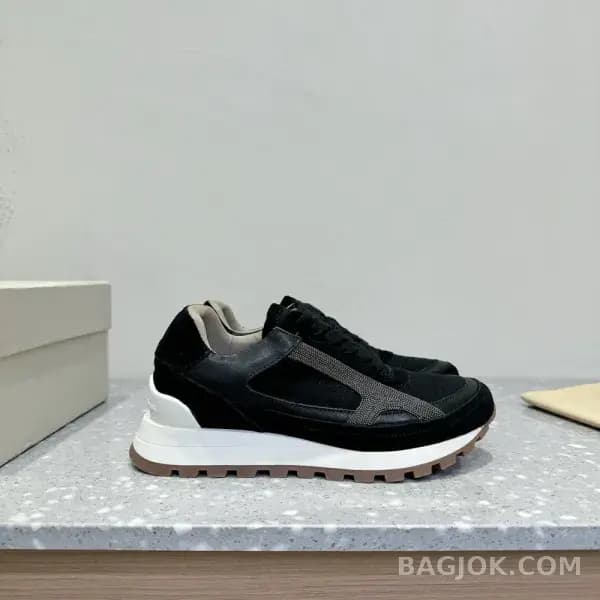 보스넬로쿠치넬리 보스넬로 쿠치넬리 크로스 패널 스니커즈 상세 이미지