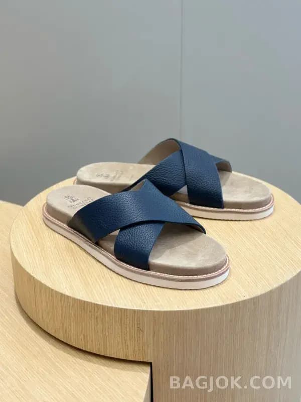 보스넬로쿠치넬리 보스넬로 쿠치넬리 크로스 스트랩 슬리퍼 상세 이미지